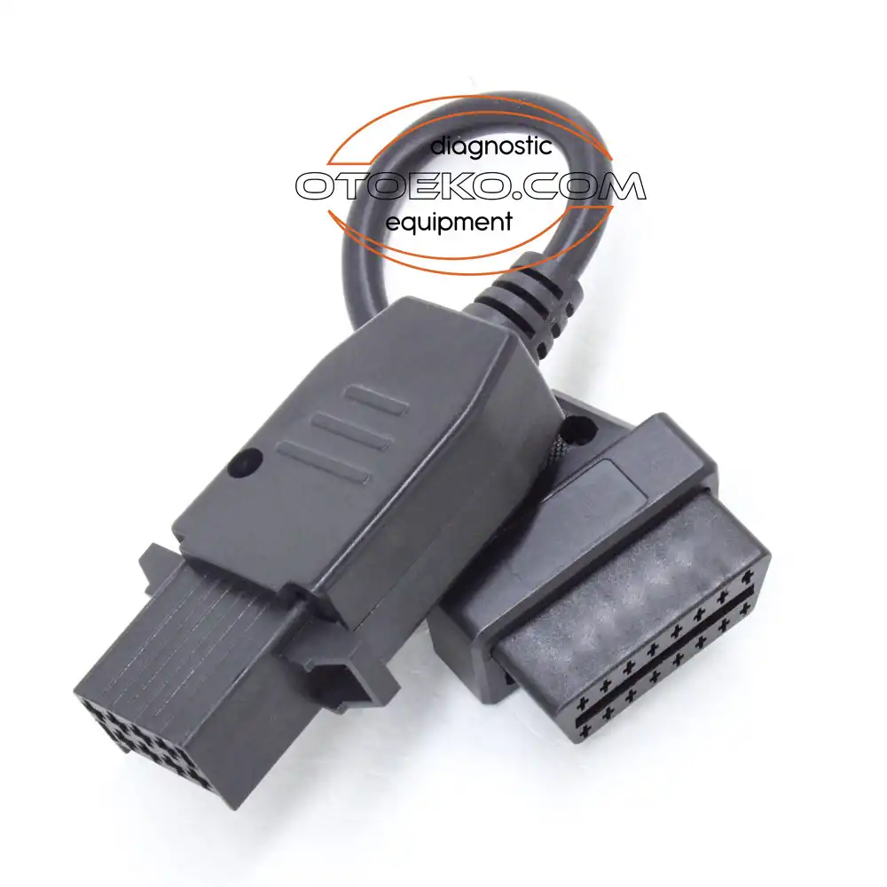 كابل محول تشخيص الأعطال Volvo 8-Pin إلى 16-Pin OBD2 لشاحنات وحافلات فولفو (24V)